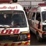 ايمبولينس ۾ سلنڊر پھٽڻ